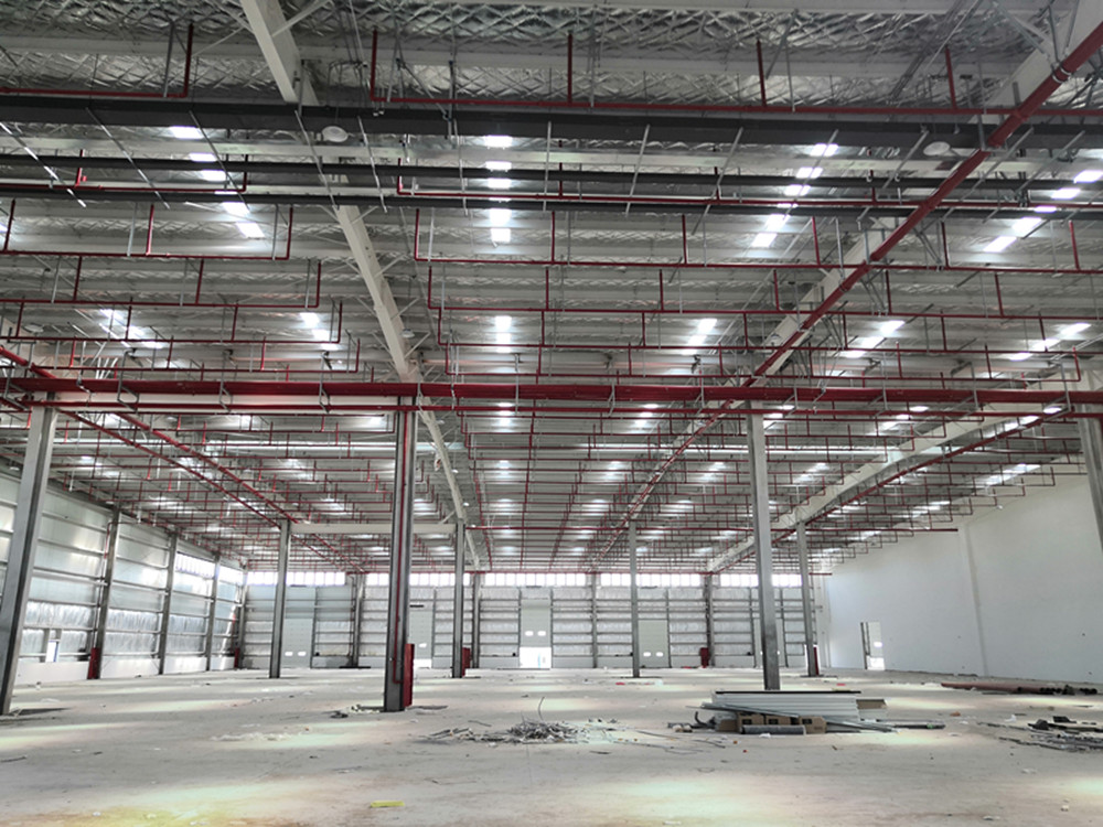 Earthquake Resistant Q355 Industrial Steel Building Metal Warehouse Building Construction