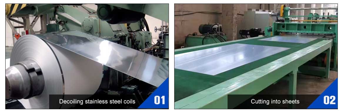 Wall Panles Stainless Steel Corrugated Sheet Plate manufacturer best price supplier production process