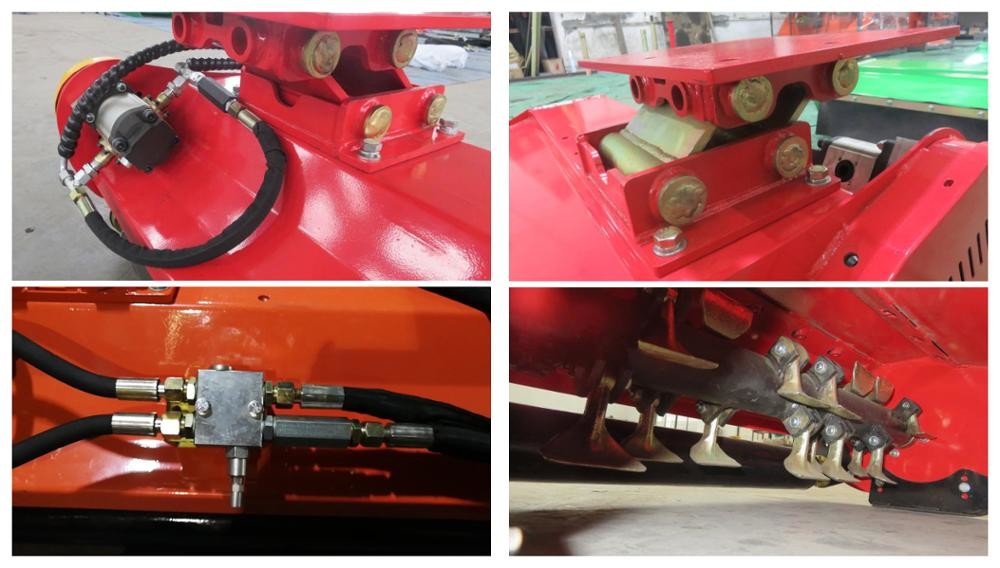 Hydraulic Lawn Mower Excavator EM Model 125CC 1500W Power 4IN Cutting Height