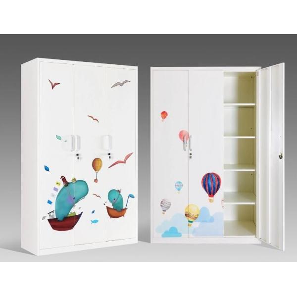 Quality KEDA HS Code 9403100000 Metal Wardrobe Cabinet for sale