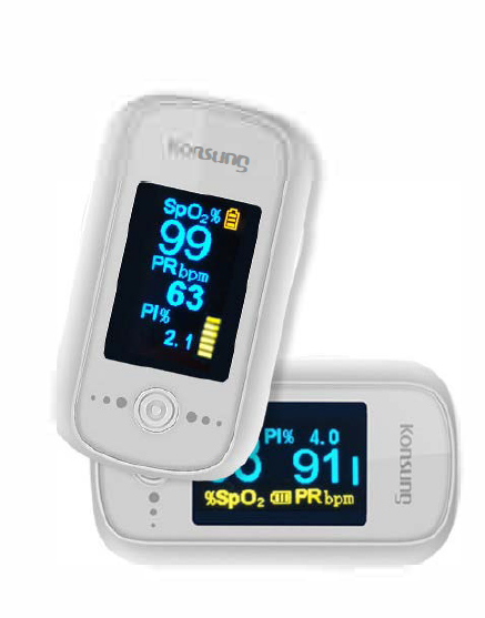 0.96" TFT Screen Visual Alarm Pediatric SPO2 Digital Pulse Oximeter Fingertip With Sound