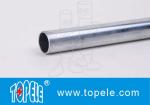 EMT Conduit And Fittings Carbon Steel Galvanised Tube , Electrical Metallic