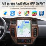 Aftermarket Touchscreen Y61 Nissan Patrol Head Unit 2004-2019 GPS For Car