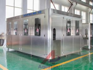 China 7.5KW 6000bph Bottle Filling Sealing Machine 250ml Bottle Filling Capping Machine on sale