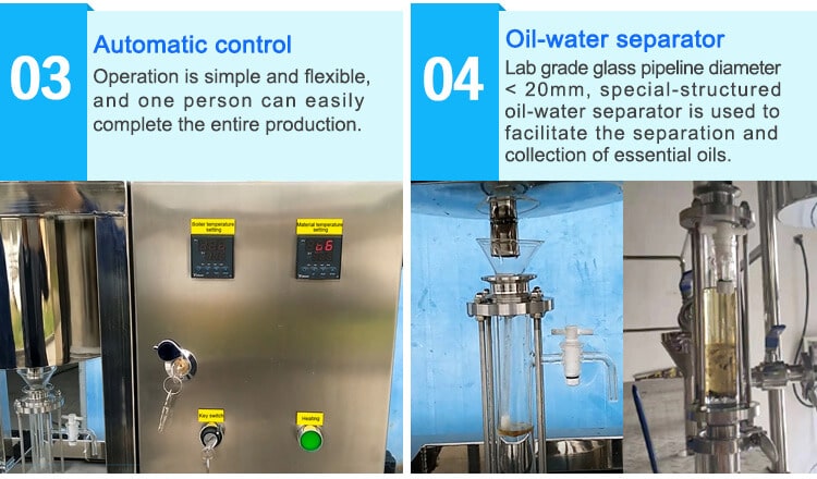 essential oil extraction controller