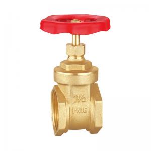 China Forged Brass Gate Valve 1/2 Inch Threaded Sand Blast Nickel Plated wholesale
