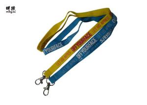China Personalised ID Badge Holder Lanyard With Silk Screen Print Logo wholesale