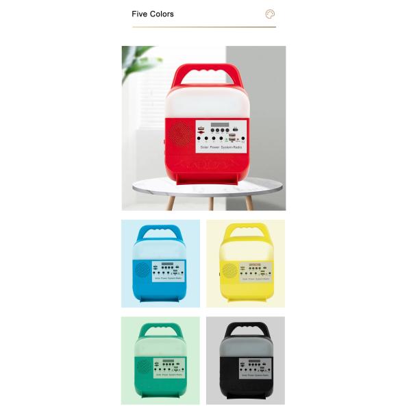 Portable 3.7V Solar Energy Home Power For Lighting Phone Charging