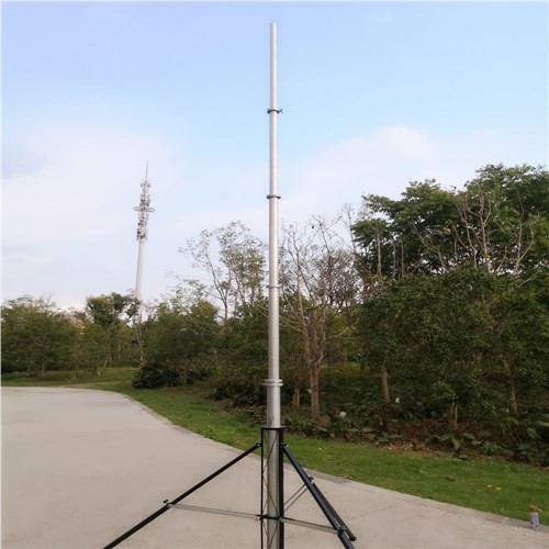 Movable Lightweight 18ft 50 Foot Telescoping Antenna Mast