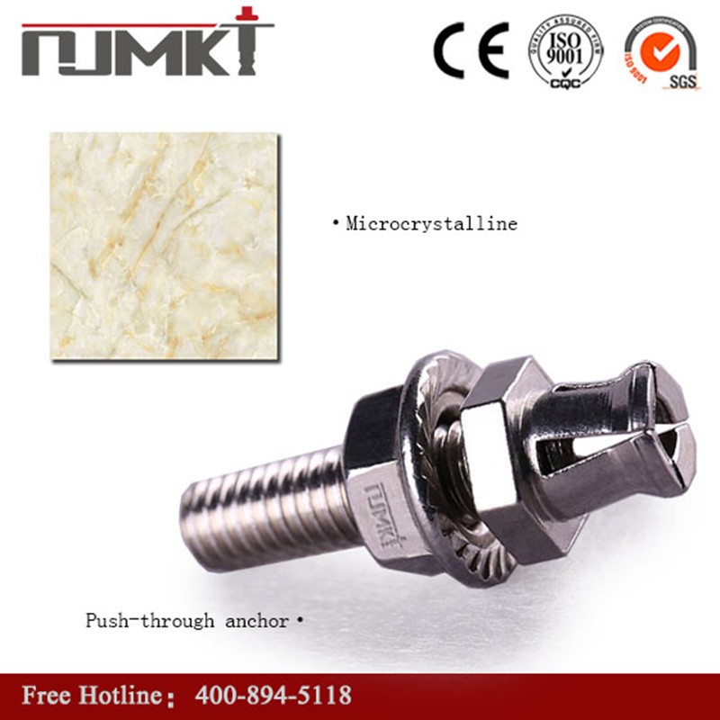 304 316 Stainless NJMKT Undercut Anchor for Curtain Wall/Facade ETA Certification