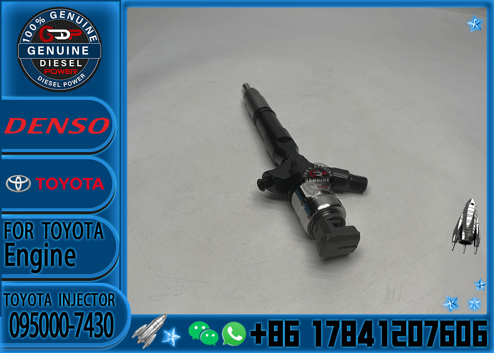 095000-7820 23670-39265 095000-7430 23670-39245 Original fuel Injector Nozzle For Toyota Hilux 1KD 2KD-FTV