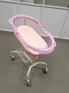 China Approved Pediatric Hospital Baby Crib With Basket , Mattress ＆ Sleeping Basin wholesale