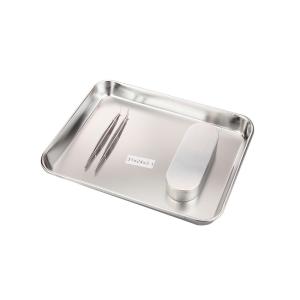China 2 Centimeters Square Stainless Steel Medical Tray TCM Clinic Apparatuses wholesale