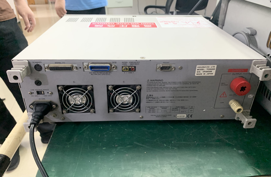 Tos9200 Kikusui Hipot Tester With Insulation Resistance Test Ac- 5.0 Kv