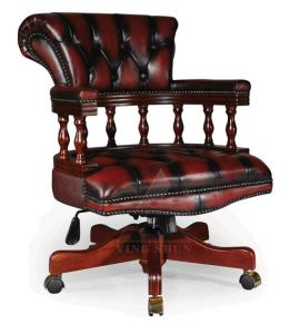 China classical Europe style chesterfield swivel arm chair wholesale