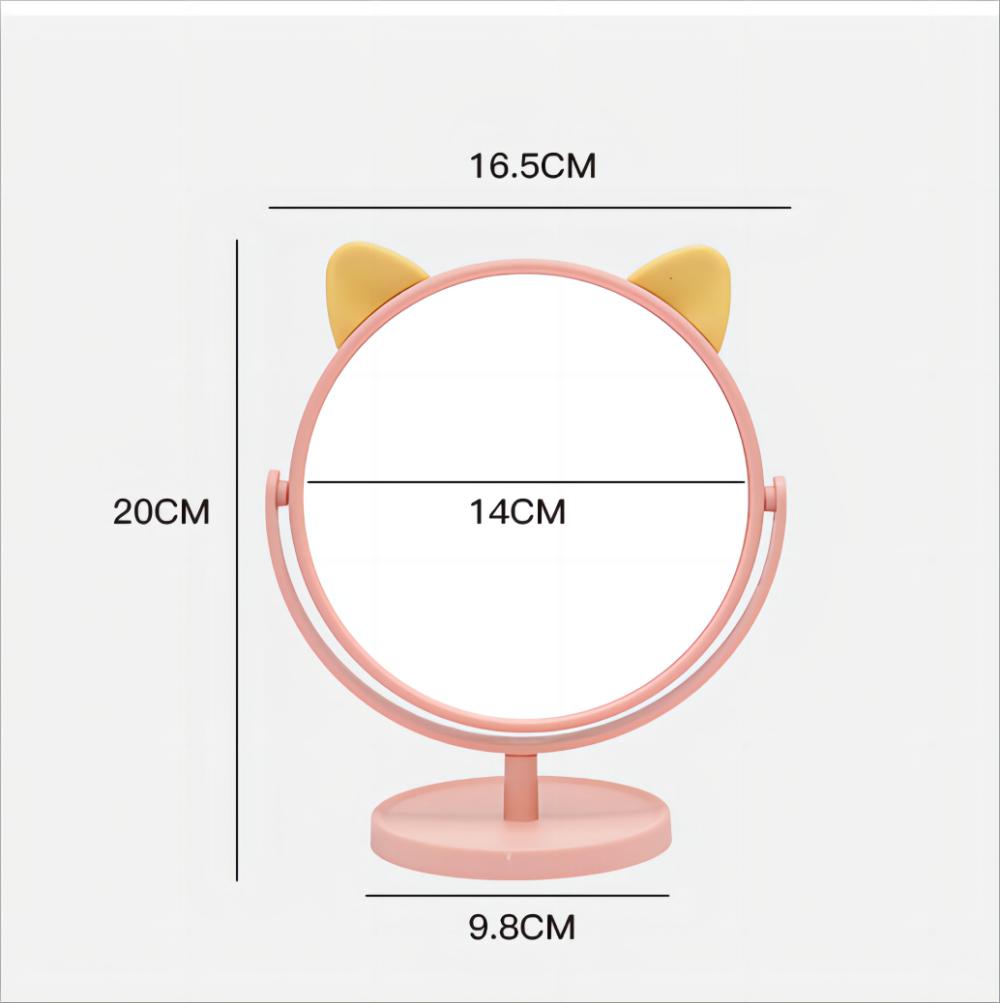 Fashion Design Style Vanity Dressing Compact Mirror for Packaging Customization