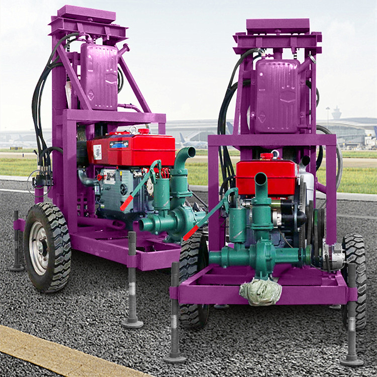 Portable Hydraulic Drilling Machine for Small-Scale Water Well Projects