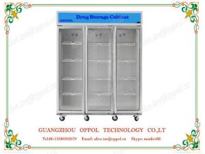 China OP-1001 Customized Size Air Cooling Vertical Display Freezer For Drug Storage wholesale