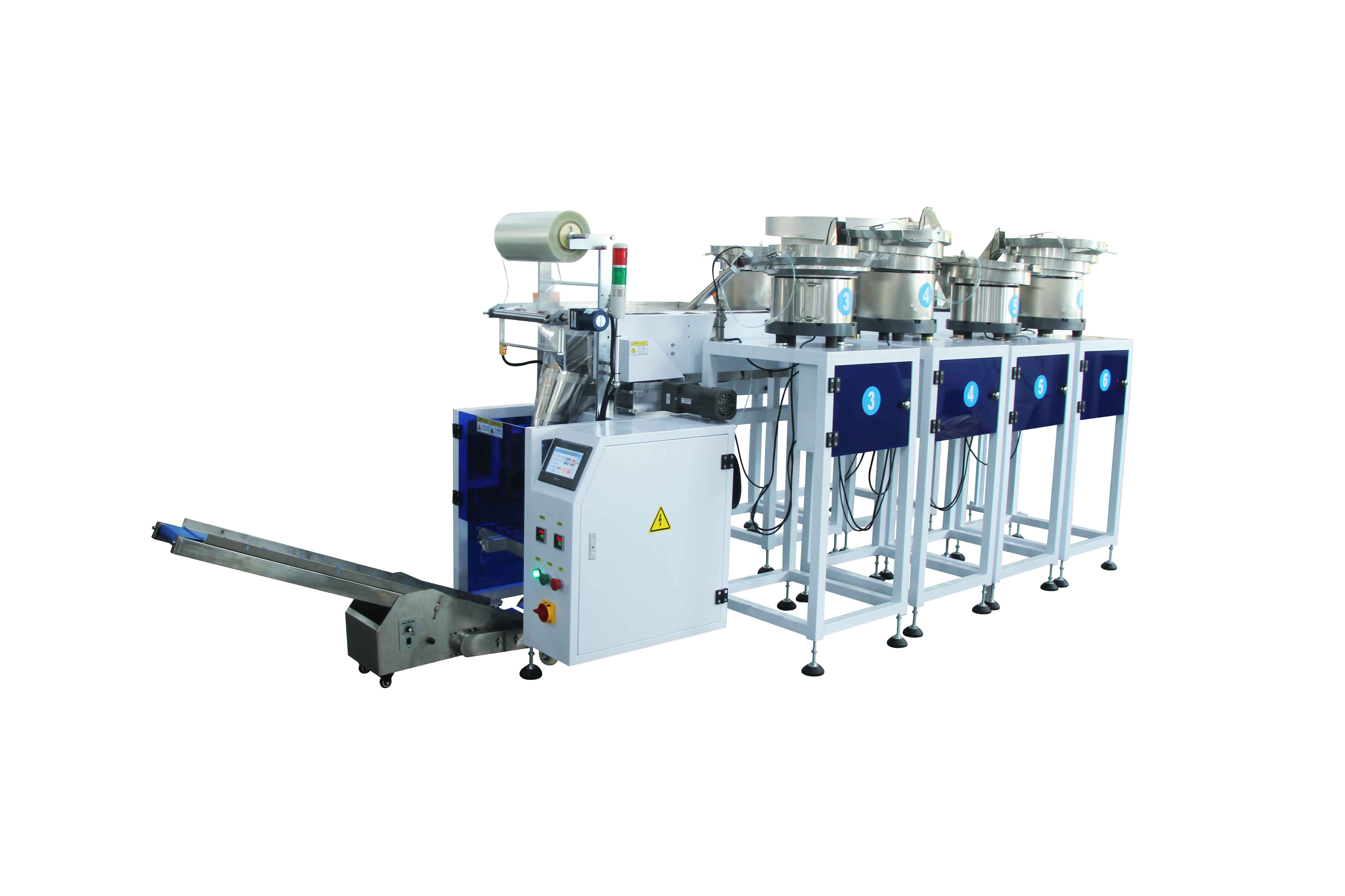 Manufacturer Direct Sale Automatic Equipment Screw Hardware Nut Mixing Horizontal Packing Machine