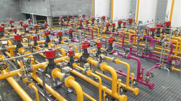 Industrial Gas Processing Pneumatic Control Valve , PSA Pneumatic Operated