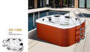 China Outside home whirlpool tub massage jets for family use with steps wholesale