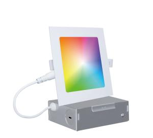 China Wi-Fi RGBCW LED Recessed Slim Downlight 6'' Square wholesale