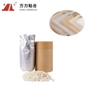 China Aluminum PUR Hot Melt Adhesives Edge Bonding Chip Particle Density Foam PUR-7563A wholesale