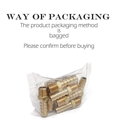 3/8" Barb X 1/4" NPT Male Brass Hose Barb