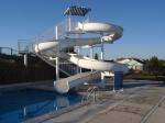 Aqua Park Water City Game Equipment Outdoor Spiral Slide Fiberglass