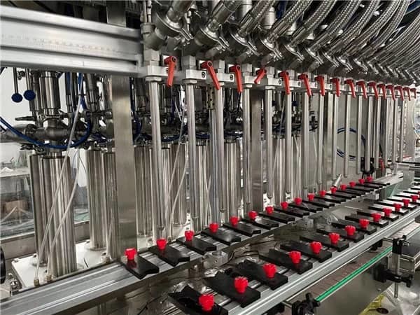NP-VF Automatic Volumetric Piston Filling Machine With Multy Heads Servo Driven Inline System