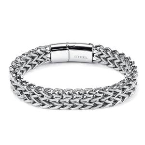 China Fashion Couple Stainless Steel Bracelet Men's Accessories Powerful Keel Bracelet wholesale