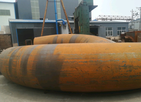 A181 Gas Pipe 180 Degree Bend 3D Seamless SCH80s 6 Inch