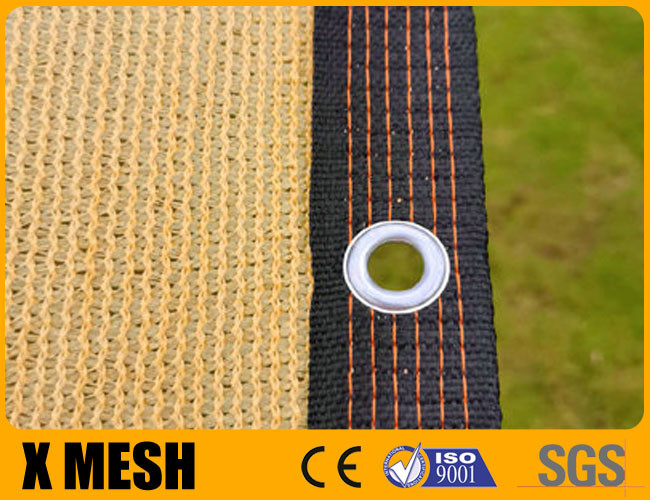 Multicolor Anti UV Waterproof Rectangle Sun Shade For Outdoor 10m Length