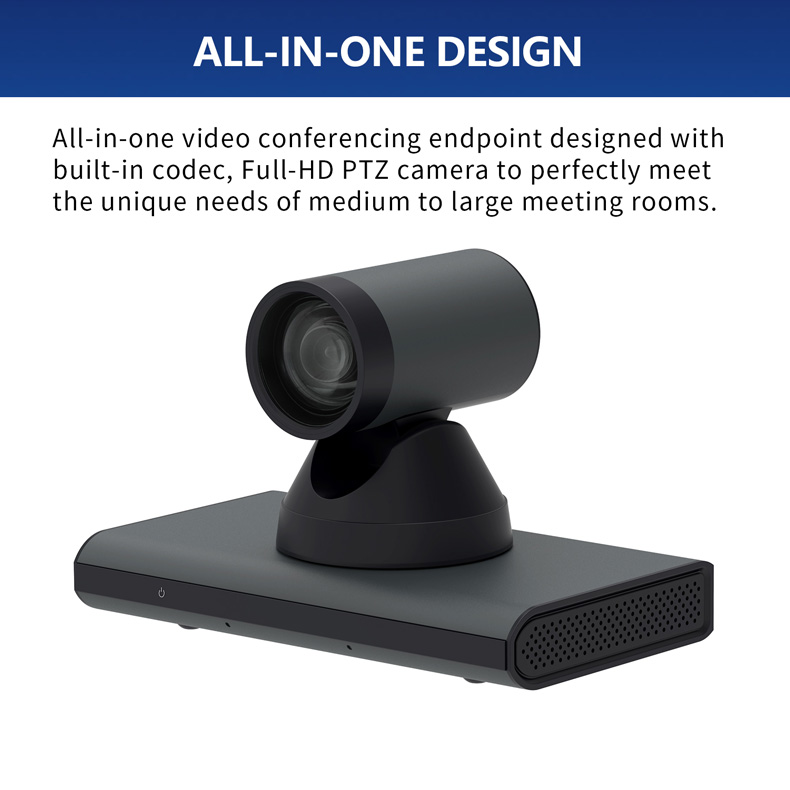 Integrated Video Conference Hardware Terminal HD 1080P Remote Video Conference System Host Win10/Android All-in-one Devi