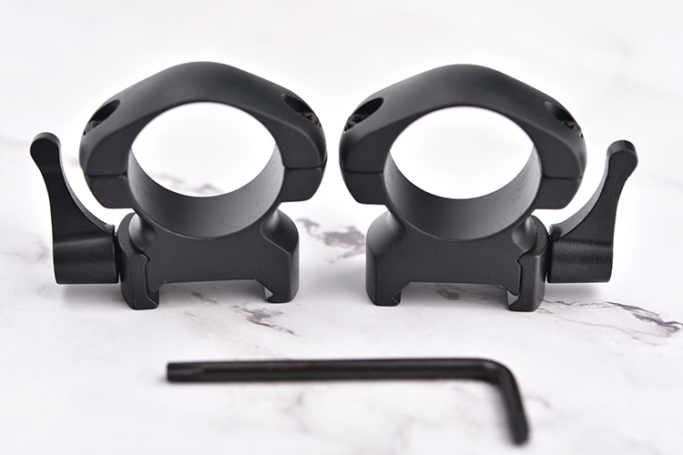 25.4mm Diameter Steel Quick Release Scope Mount Ring Bracket for Medium to Low Profile