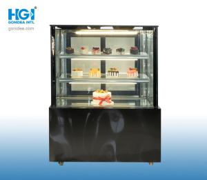 China Commercial Baked Goods Cake Display Showcase R22 AC240V 50Hz Back Sliding Door wholesale
