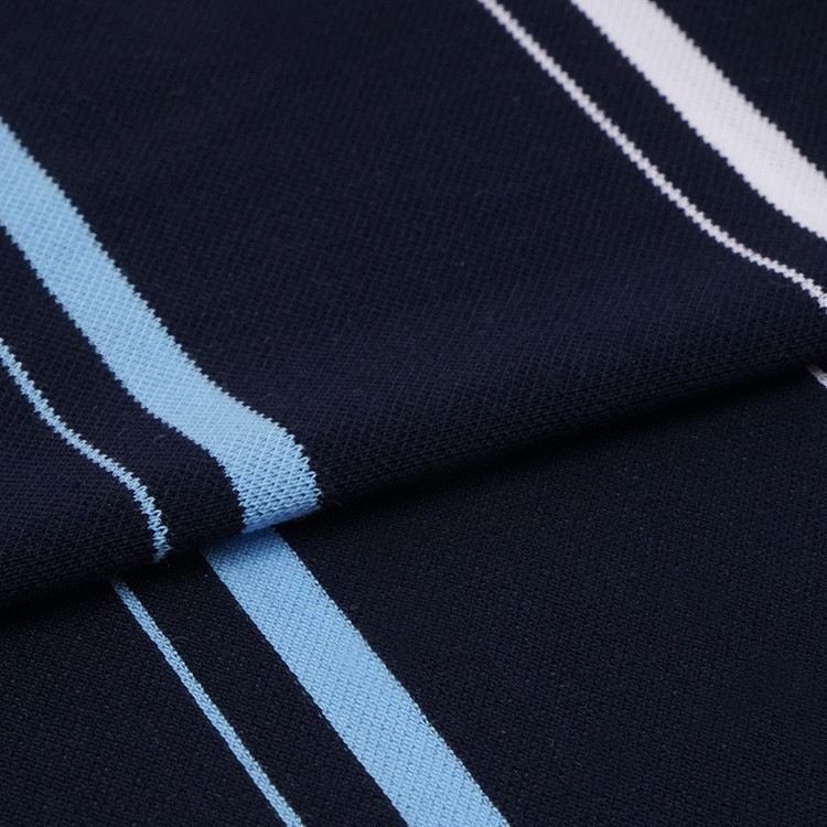 Easy-To-Maintain And Wrinkle-Resistant Striped Knit Fabric For Busy Lifestyles