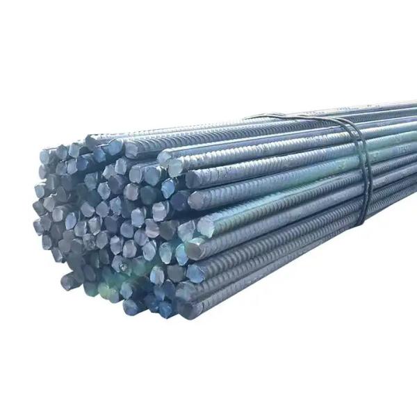 Hot Rolled Deformed Steel Rebar Customizable Reinforced Concrete Thread Steel