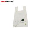 100% Corn Starch Disposable Grocery Bags , Biodegradable Plastic Shopping Bags