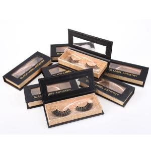 China SGS ROHS Eyelash Magnetic Box Paperboard Packaging CMYK 4C printing wholesale
