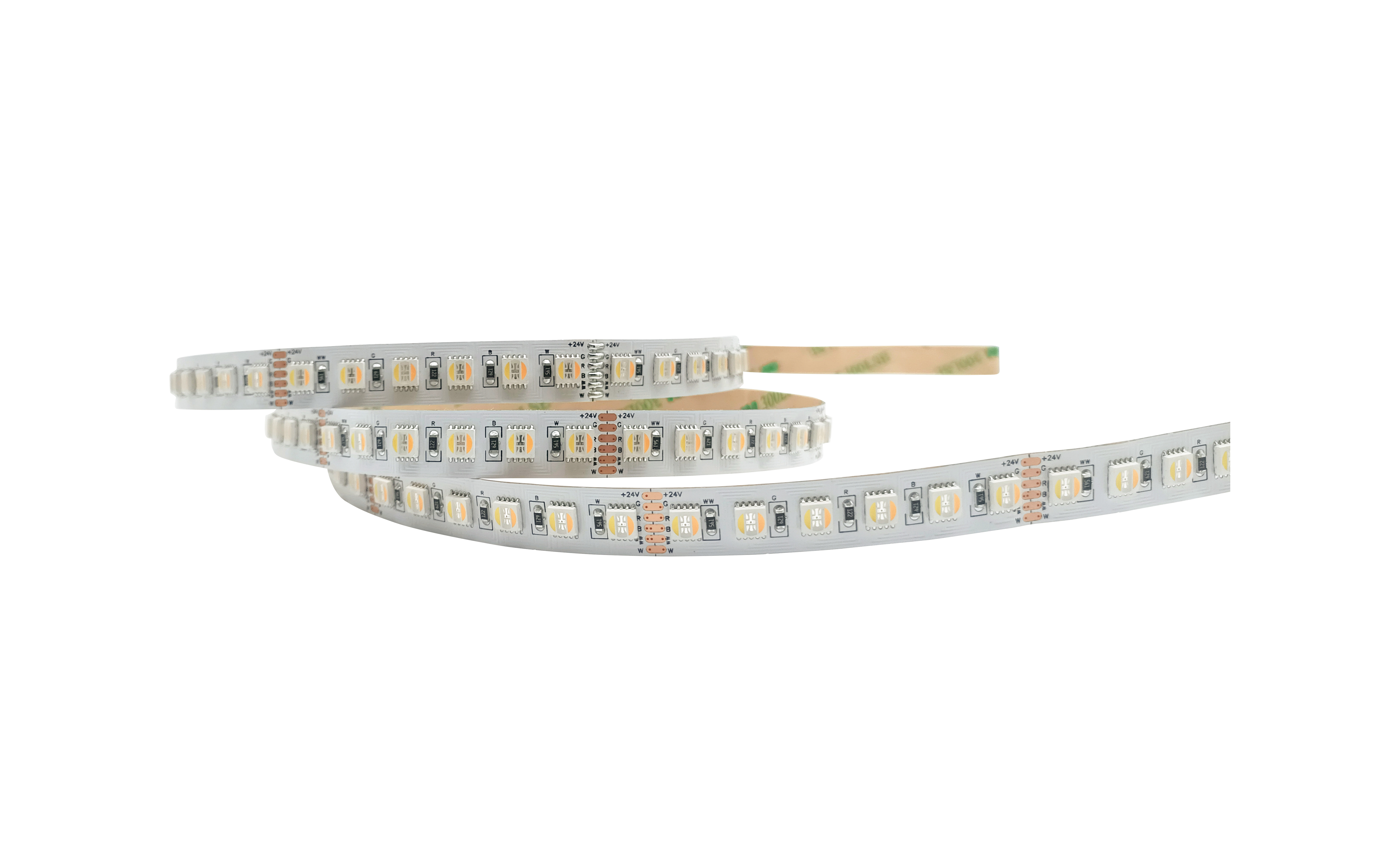 RGB Colorful SMD 5050 LED Strip Light Flexible For Bar Display Cabinet / Stairs