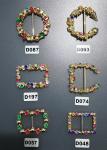 Colorful Antique Customized Plastic Shoe Buckles For Gifts Shoe , Eco Friendly