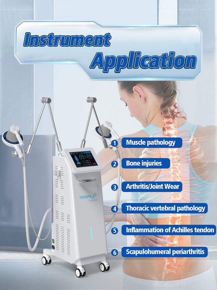 Best Quality Magnetotherapy Equipment Pain Relief Double Handle Pain Massage Machine Electric Muscle Pain Relief Magneto