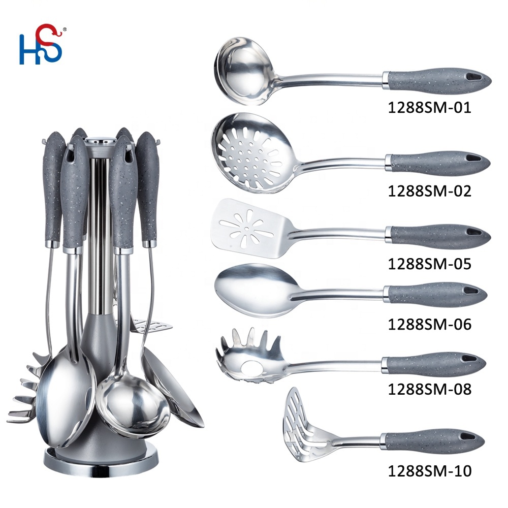 Home Kitchen Cooking Stainless Steel Smart Kitchen Utensils Set for Any Color
