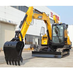 China SANY SY75C Small Excavator Digging Machine / 7 Ton Road Construction Equipment wholesale