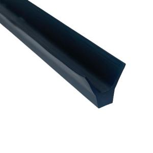 China Transparent Hardness 65±5 PVC Waterproof Shower Door Bottom Rubber Sealing Strip wholesale