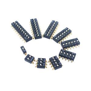 China ROHS Plastic Gold Plated Alloy Copper DIP Switch Products wholesale