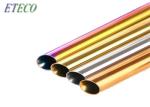 12mm Metal Milkshake Straws , Bevel Cut Stainless Steel Beverage Straws