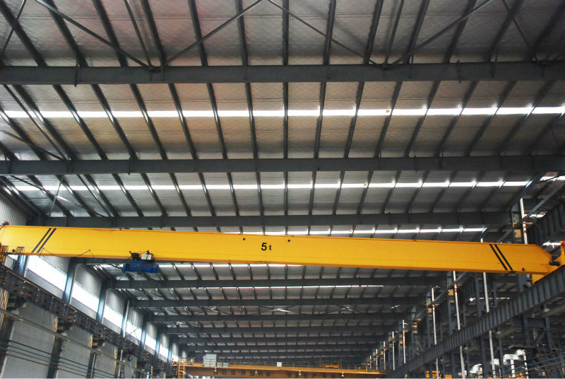 LDA type 5 ton single girder traveling overhead crane prices