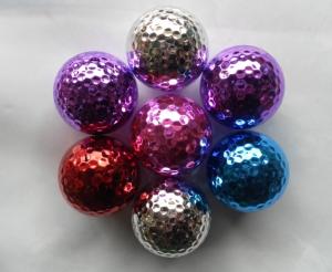 China metal color golf ball wholesale